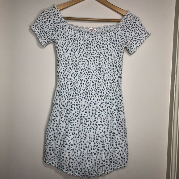 Pacsun Lottie Moss Smocked Off-The-Shoulder Romper - Picture 2 of 4